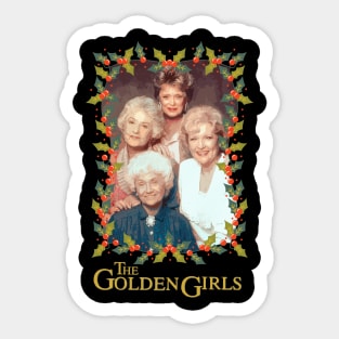 Christmas golden girls Sticker